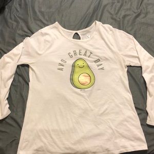 Cute avocado kids shirt
